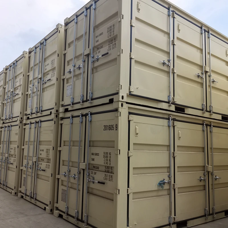 Qual é o melhor tipo de porta para um contêiner de transporte?