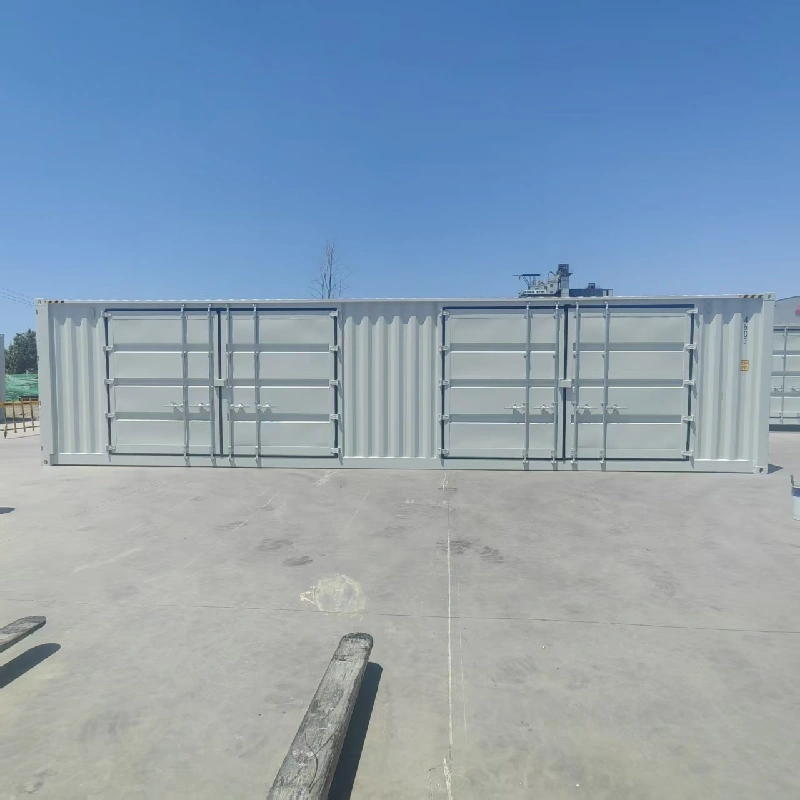 Recipiente de cubo de 40 pés de altura com 2 portas laterais